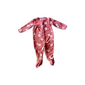 9 Month Carter’s polyester Footie Pj’s.